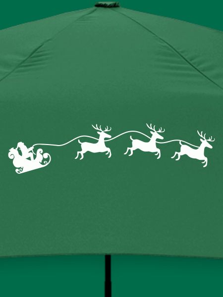 weihnachtsmann schlitten