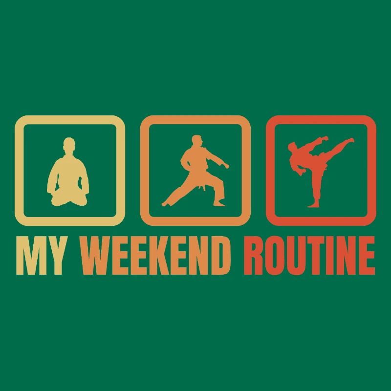 Karateka Wochenendroutine