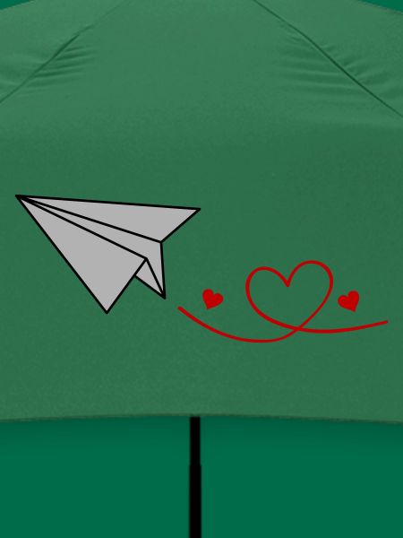 Herzflug Papierflieger