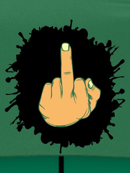 splatter mittelfinger
