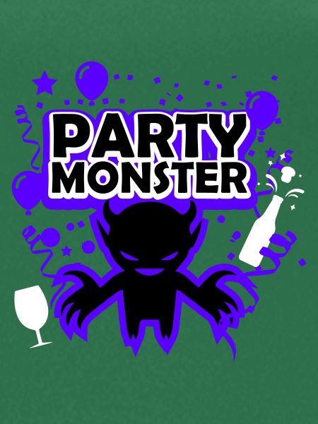 Partymonster dunkellila
