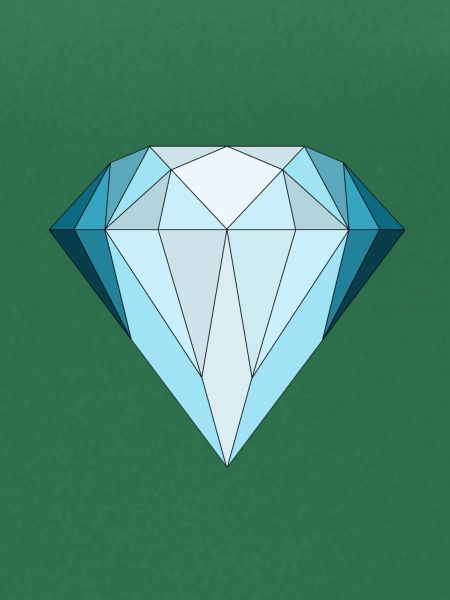 Diamant geometrisch