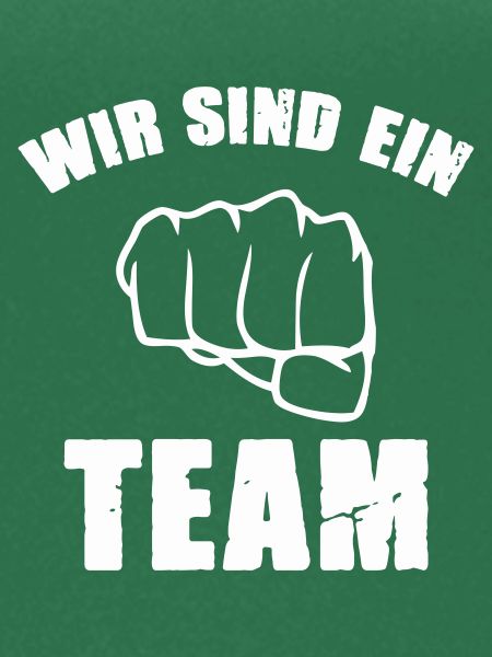 wir sind ein team