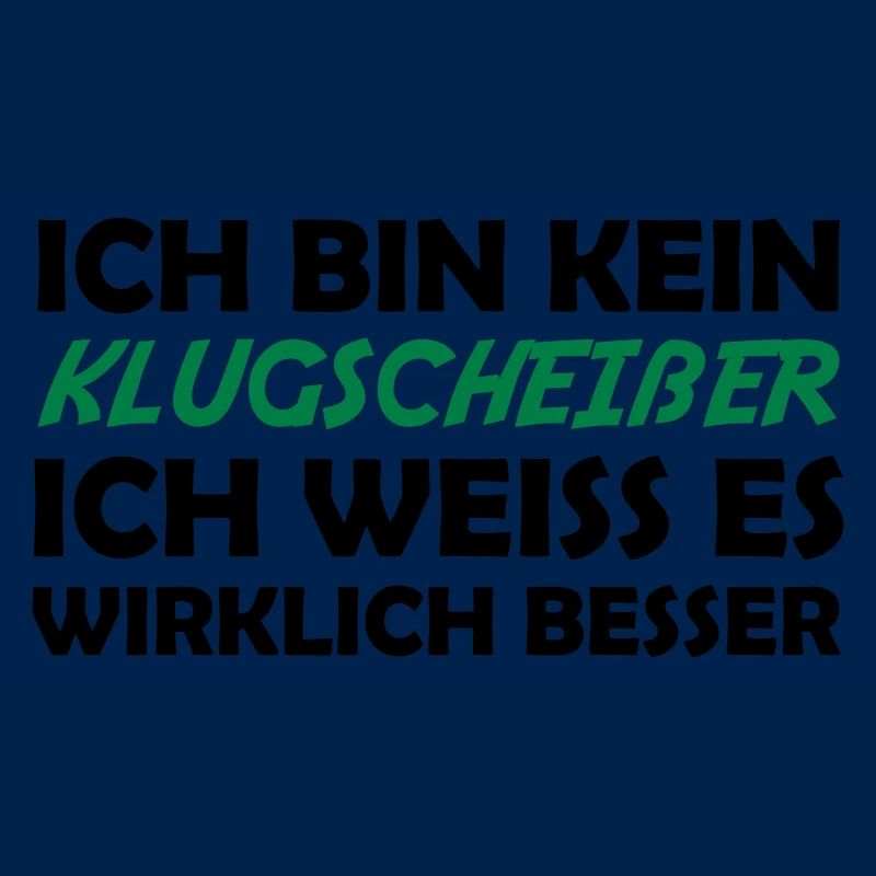 Bin kein klugscheißer