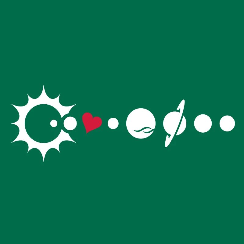 Solar System (Earth is Love) (Vector)