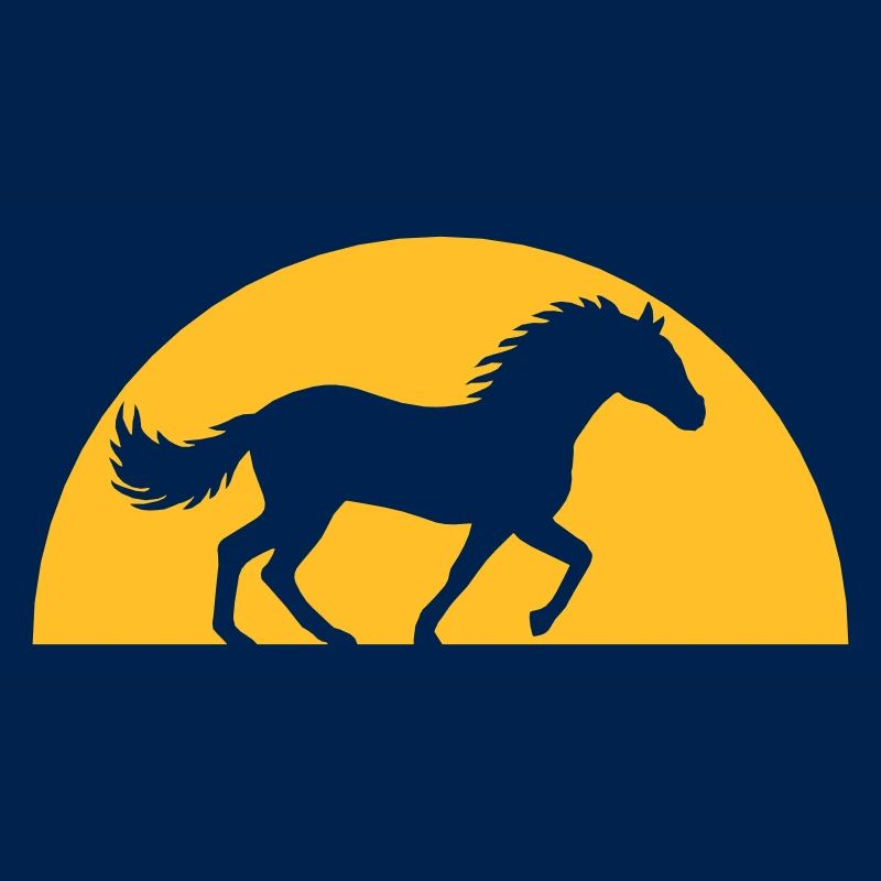 Abend Sonne Pferd Horizont