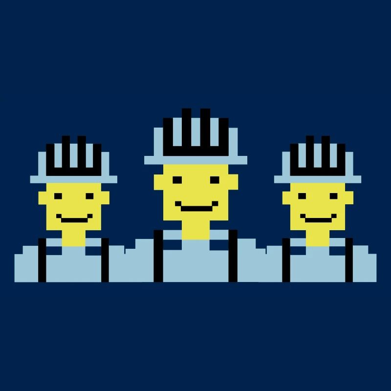 Ouvrier du bâtiment Pixel 02