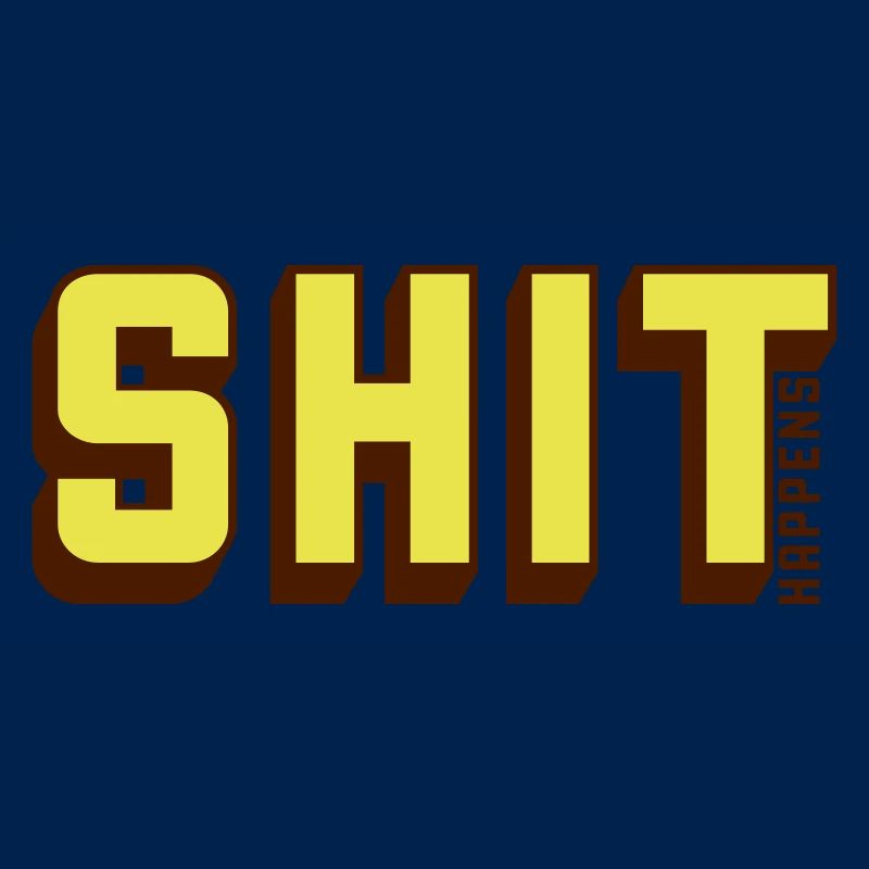 La merde arrive Humour Devise