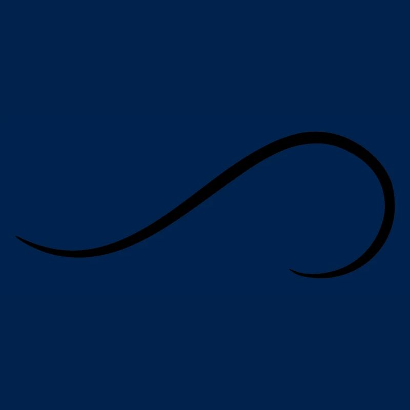 Schnörkel Dekor Element Geschwungene Linie