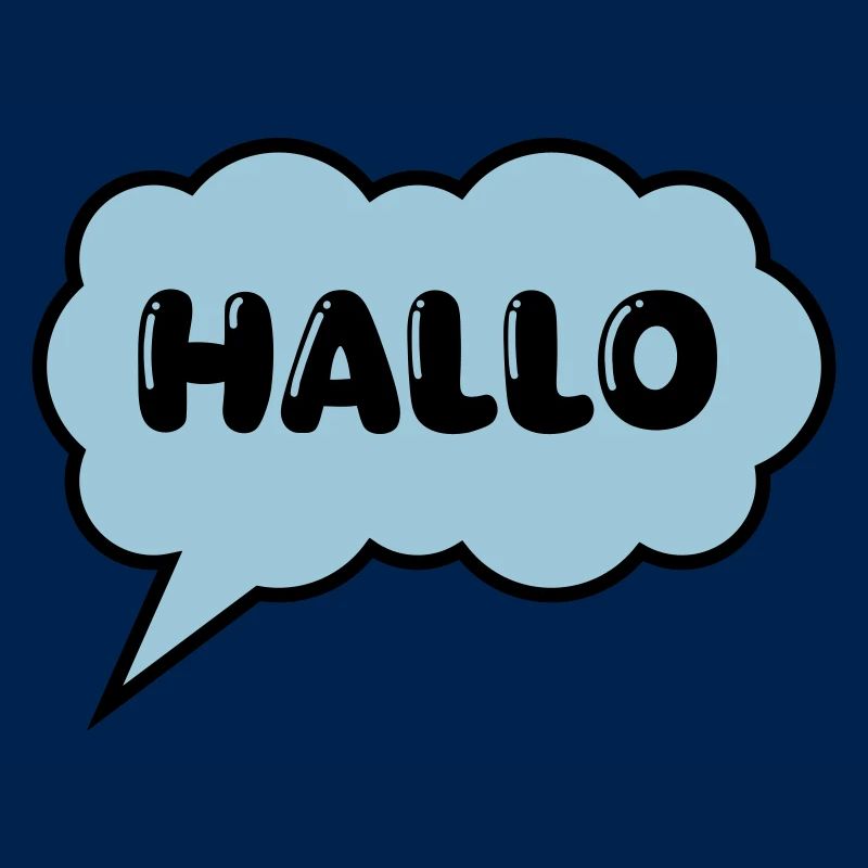 Speech bubble Hello