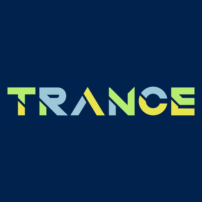 Conception de lettrage de transe de texte