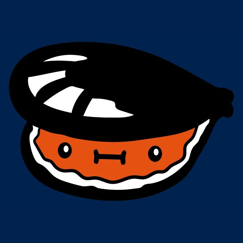 small suesse shell with face