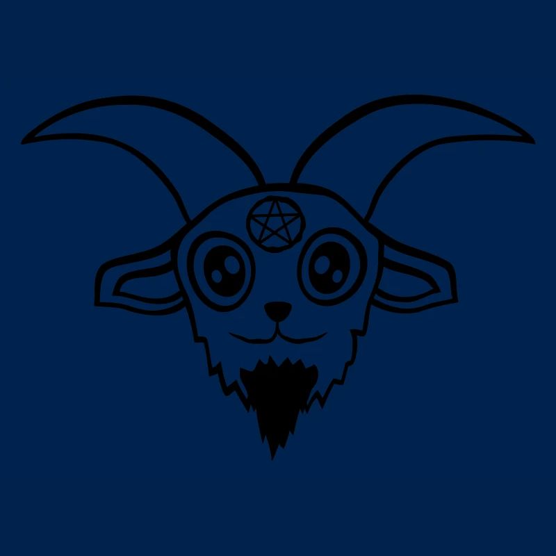 Pentagram Devil Goat