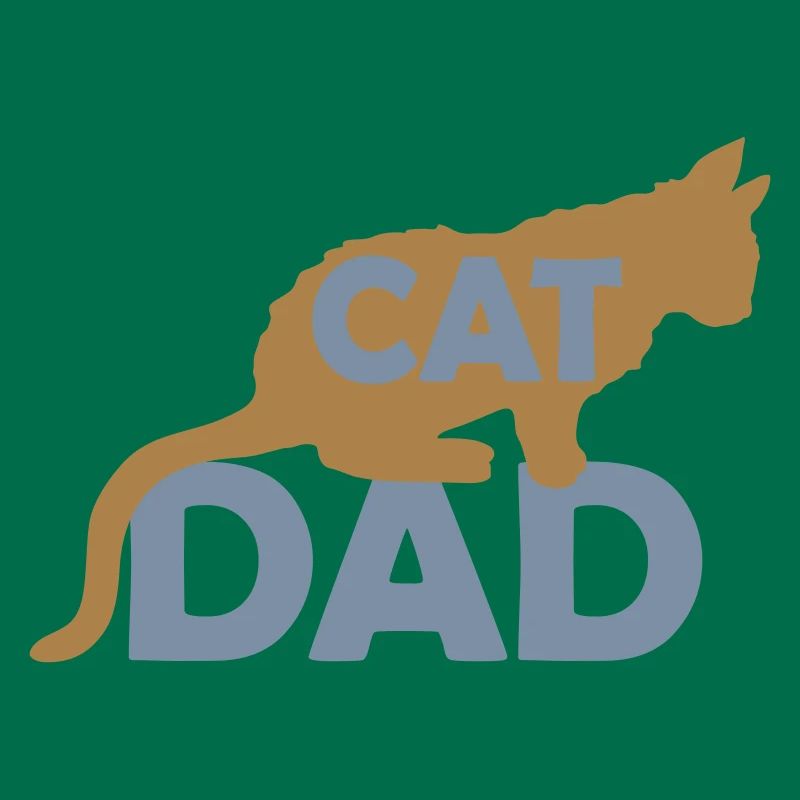 Conception du logo Cat Dad