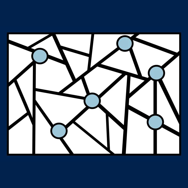 Dessin graphique avec des points