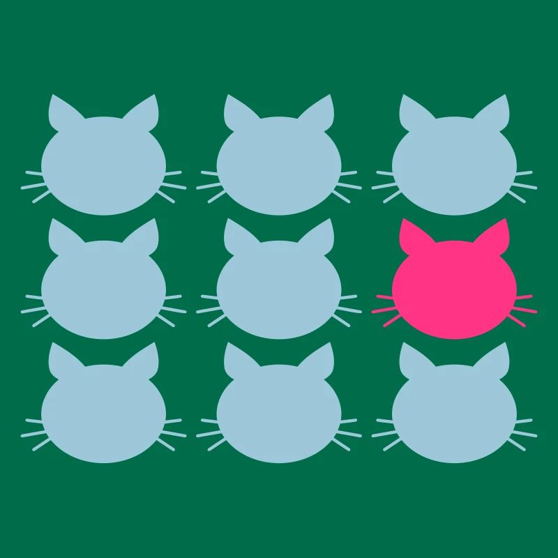 9 Cats Pattern Difference pour être différent