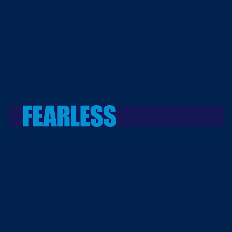 fearless Text Quote Design