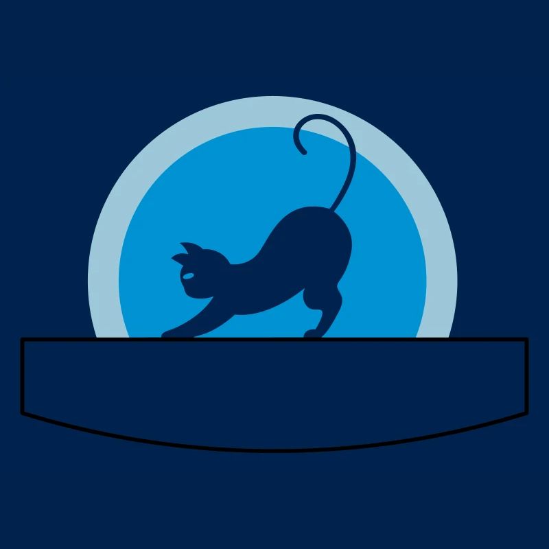 Chat | avec champ d’écriture | Vectorale