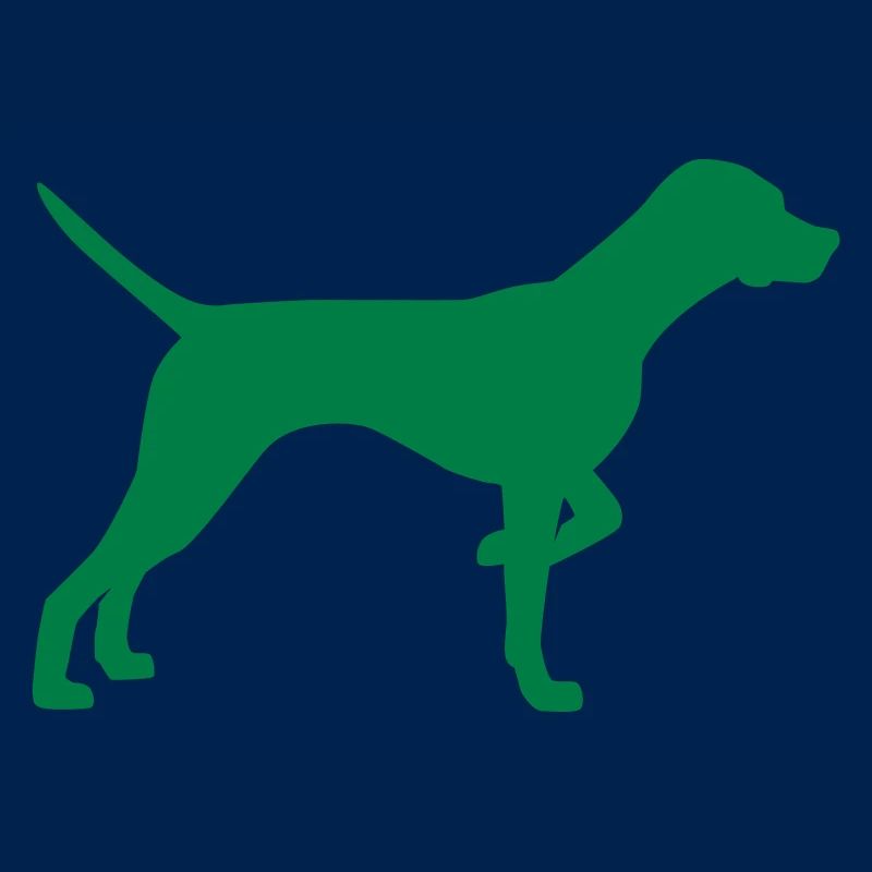 pointer dog silhouette