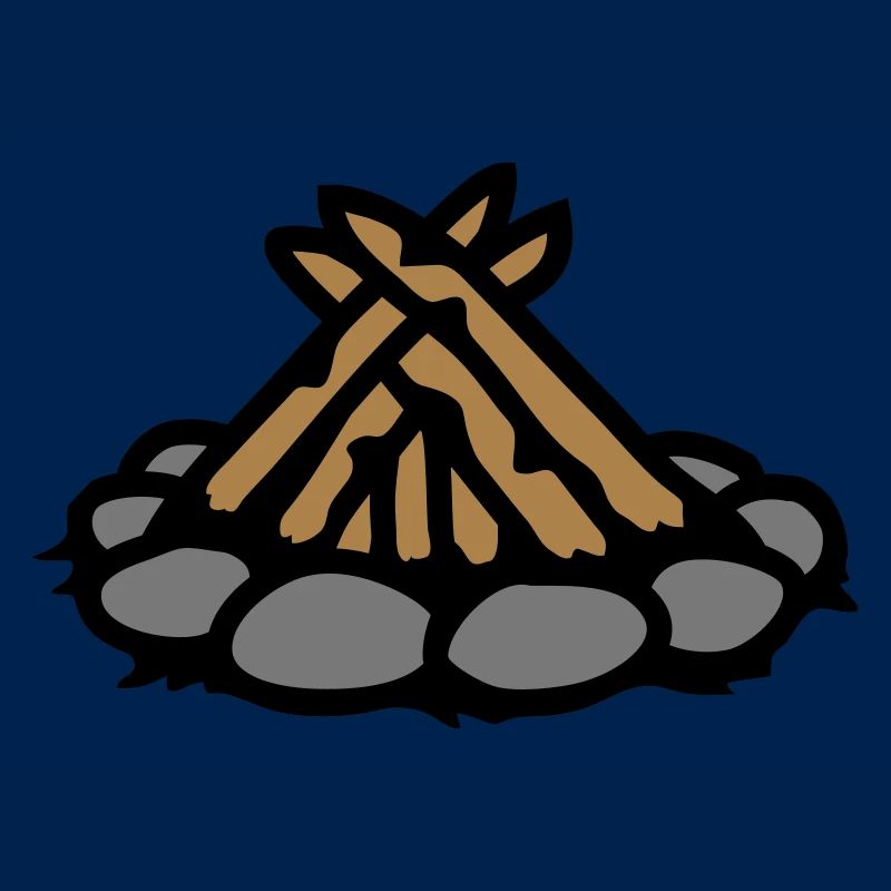 Feu de camp sans feu Camping