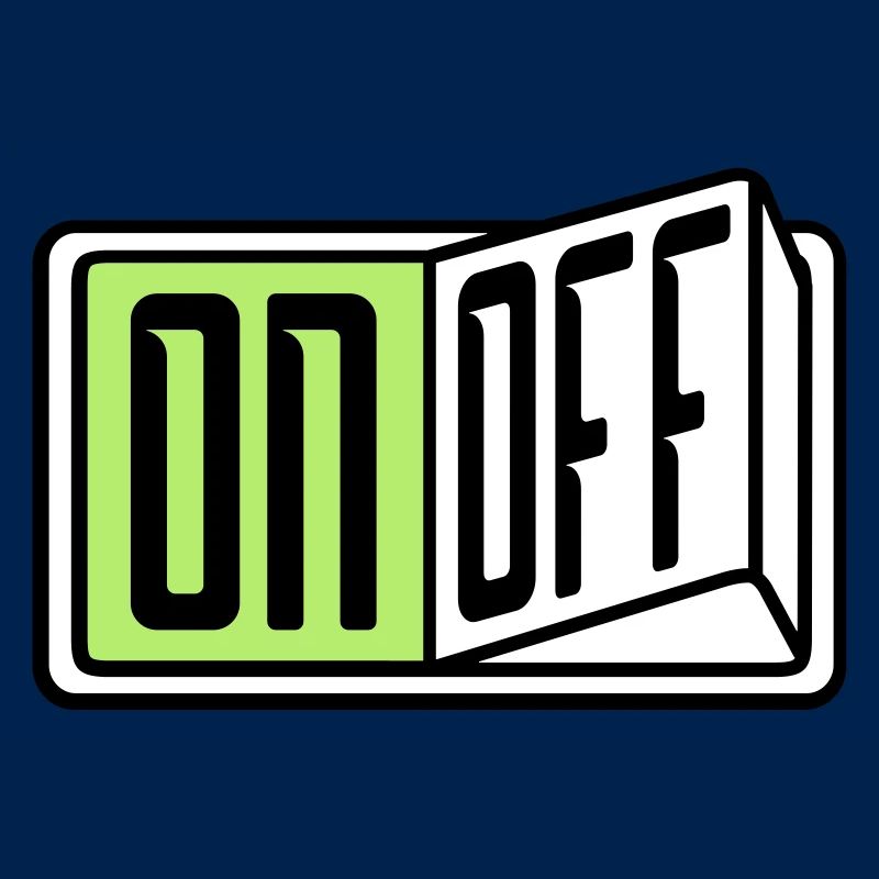 on off switch button button turn off