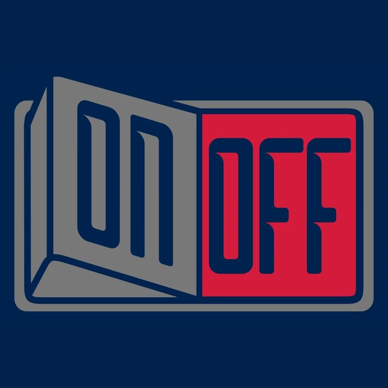 button off on switch button turn off