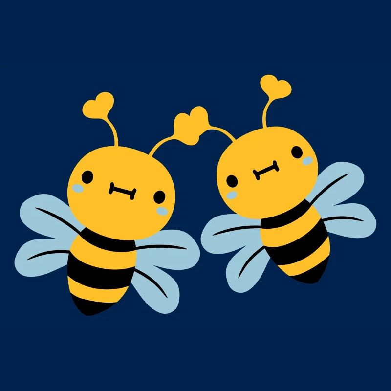 2 amis équipe couple mignons petits