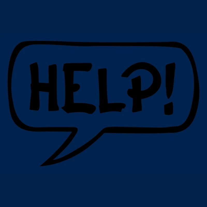 Comic Sprechblase HELP