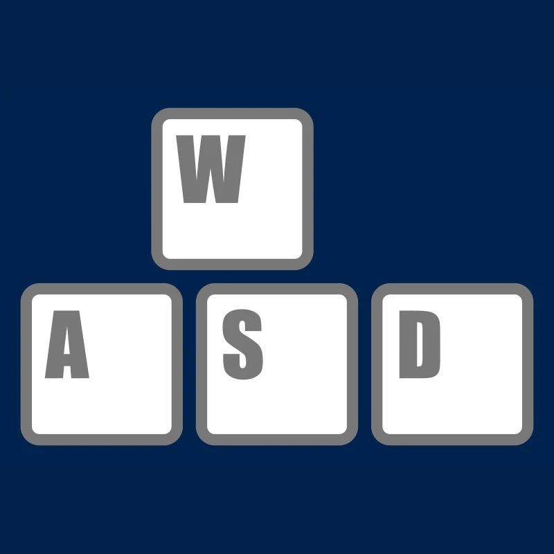 Computer WASD Keyboard Keys