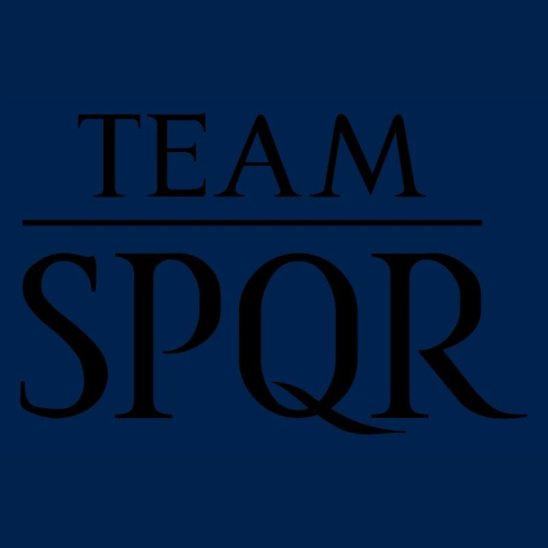 Team SPQR Logo Vector Dark