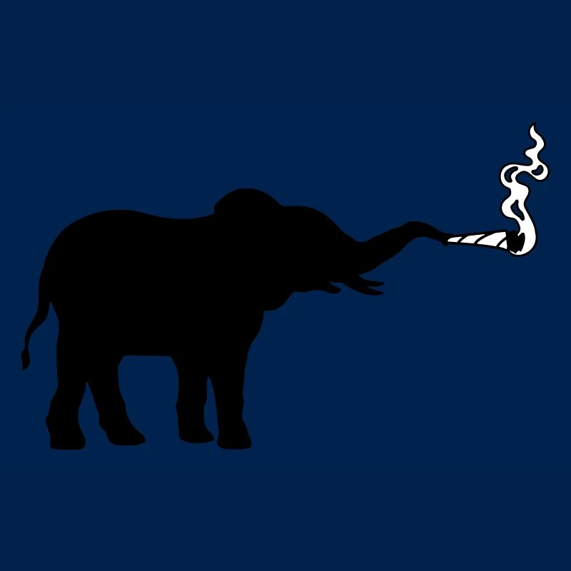 Fumer l’herbe à joint d’éléphant