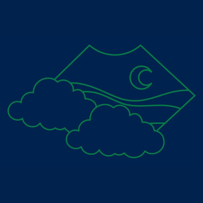 BOHO cloud above moon