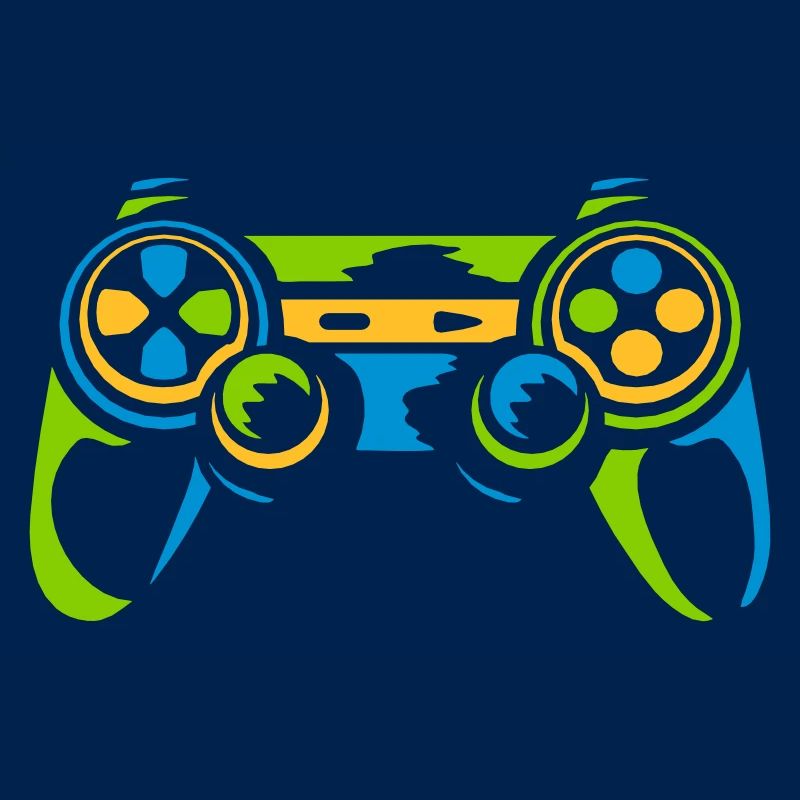 Colorful Controller Retro Console