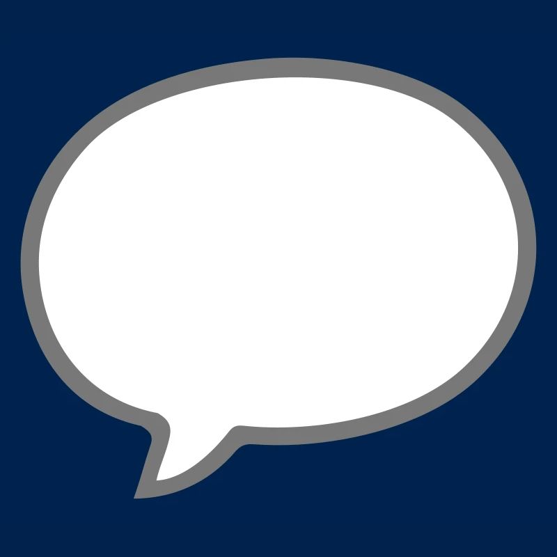 Comic design speech bubble