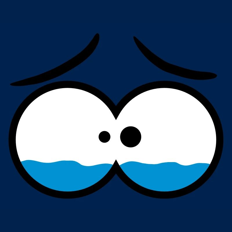 Sad Crying Comic Eyes