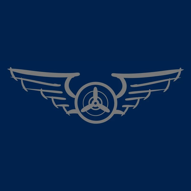 Aviation Symbol Luftwaffenschwinge Flugzeug Pilot