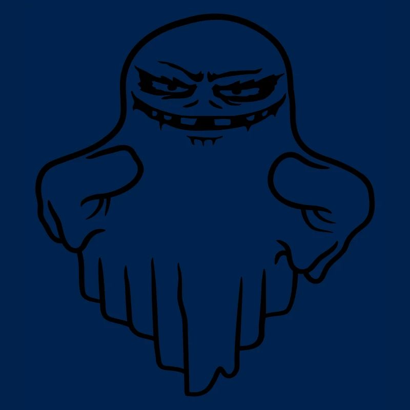 Schwebender Monster Geist Comic