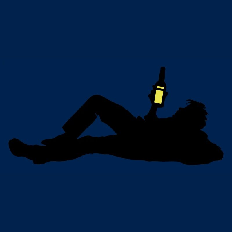 Drinking Beer Silhouette