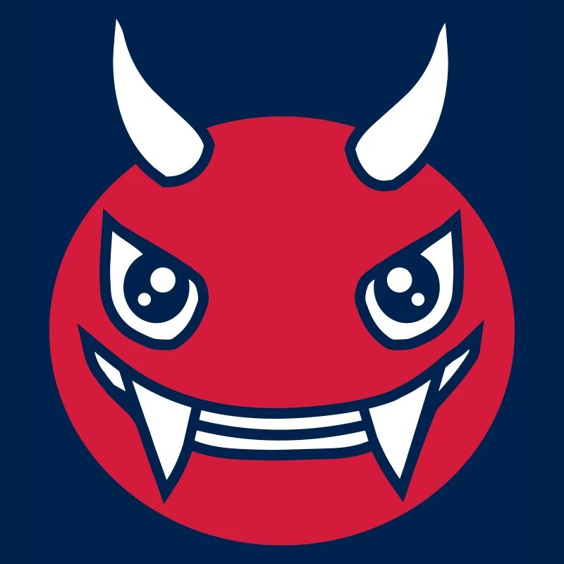 Devil Monster Design Face
