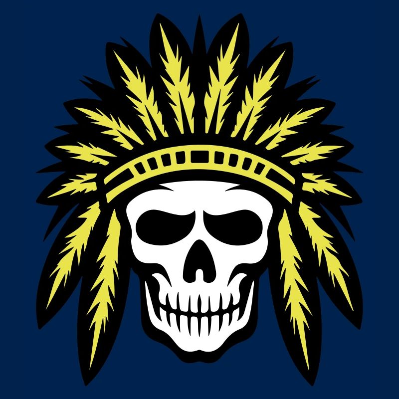 Crâne de chef indien apache