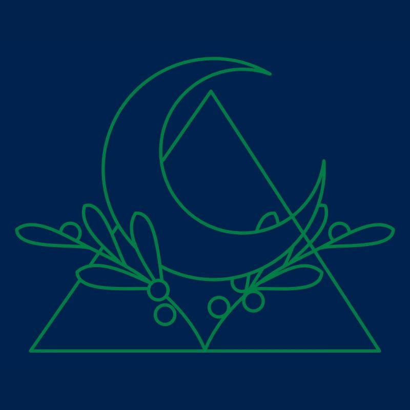 crescent moon triangle