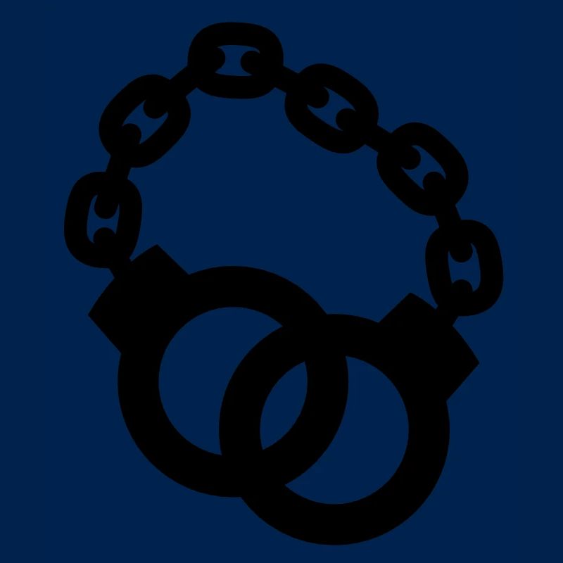 Handschellen zusammen Polizist oder Dame gesperrt