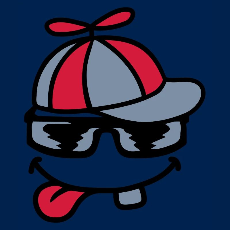 Comic Face Propeller Cap Éolienne