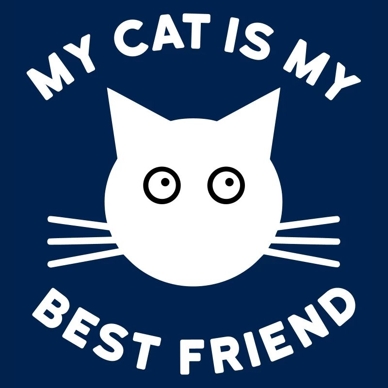 Mon chat est mon meilleur ami (chat visage)