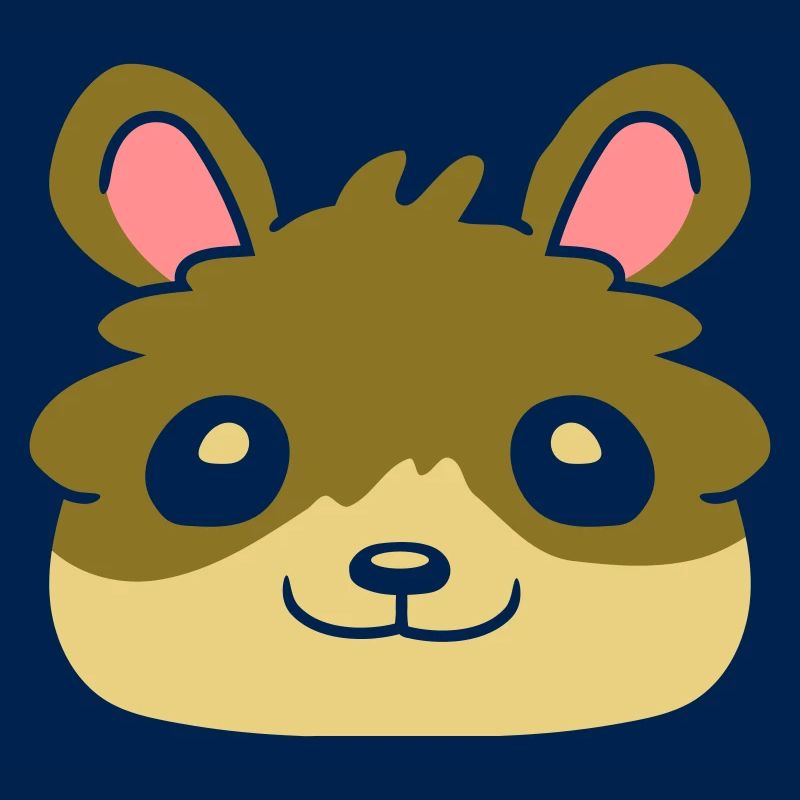 Hamster Gesicht Comic Geschenkidee