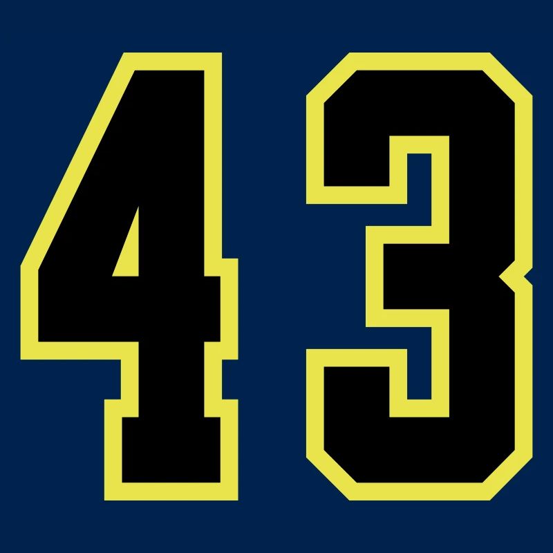 43 Number Jersey
