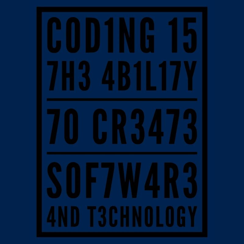 Programmieren Coden L337 Leetspeak Spruch