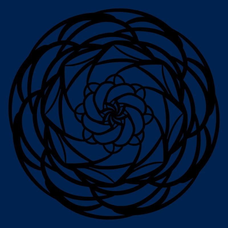 Round Mandala Pattern