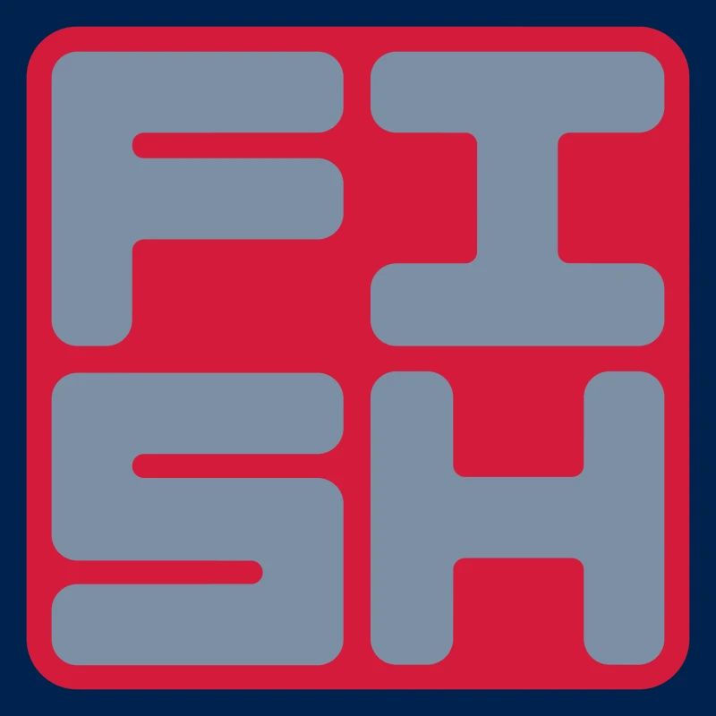 Text Logo Fish