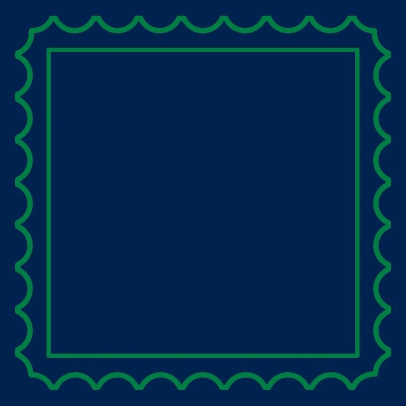 Square postage stamp